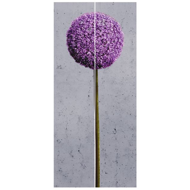 Papel pintado moderno Allium Round-Headed Flower