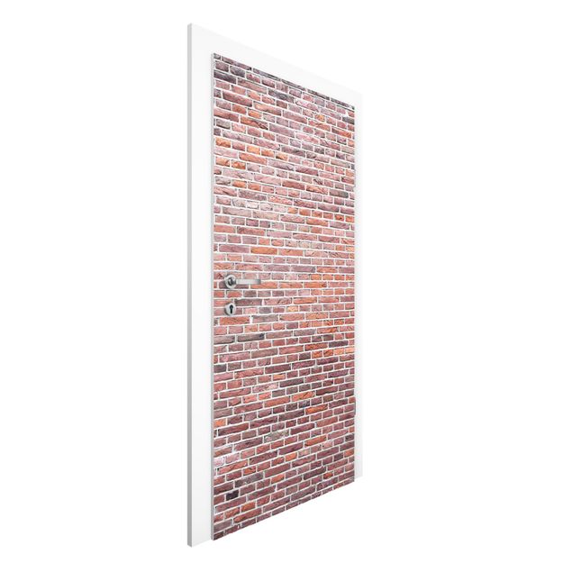 Papel imitacion ladrillo Brick Wall Red