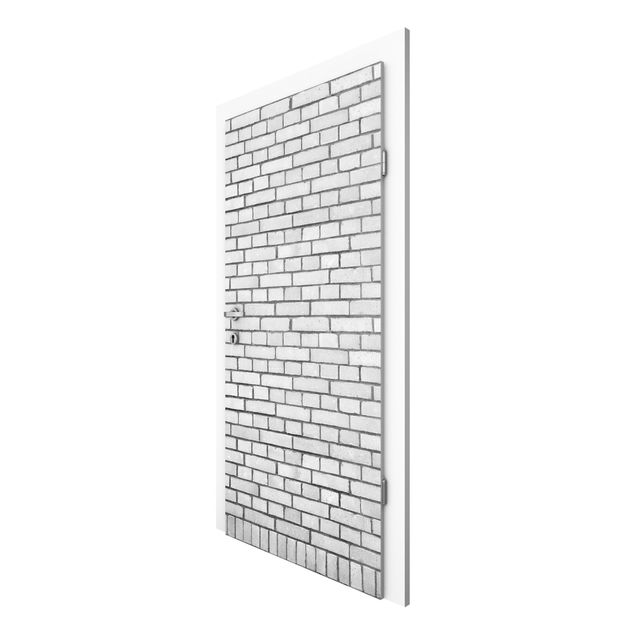 Papel pared 3d Brick Wallpaper White London