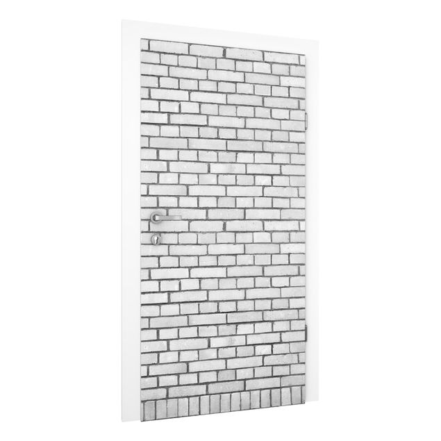 Papel imitacion ladrillo Brick Wallpaper White London
