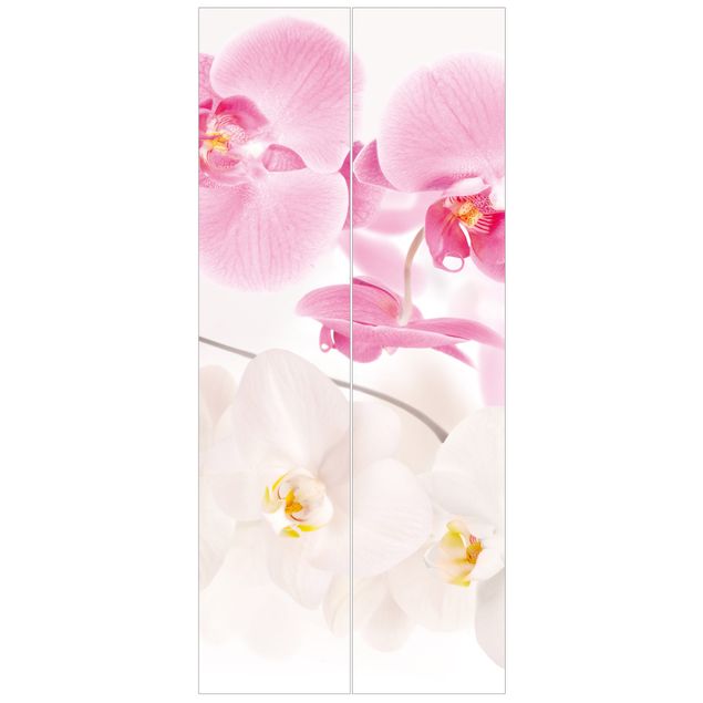 Papel pintado floral Delicate Orchids