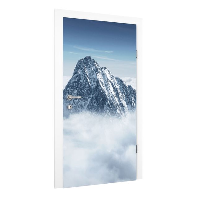 Papel pintado montañas The Alps Above The Clouds