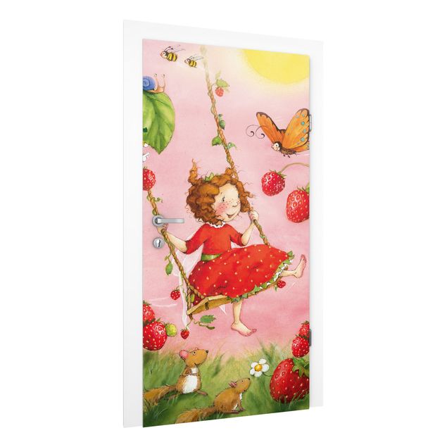 Papel pintado mariposas Little Strawberry Strawberry Fairy - Tree Swing
