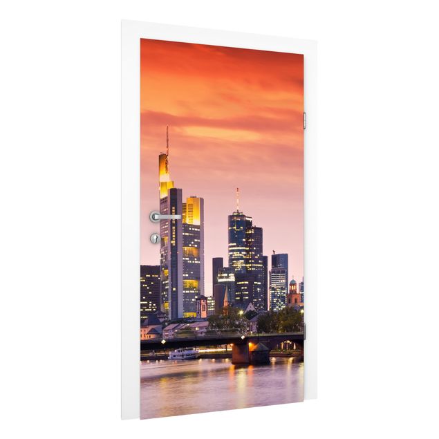 papel pintado arquitectura Frankfurt Skyline