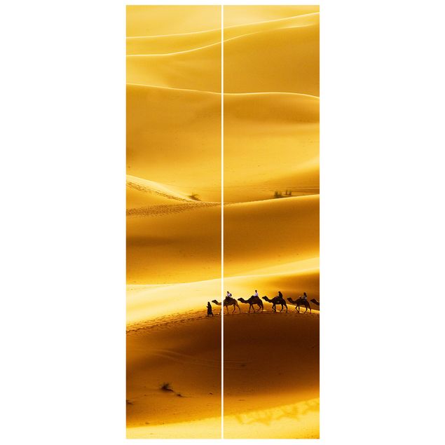 Papel pintado para puertas paisajes Golden Dunes