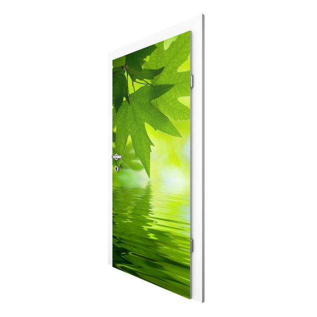 Papel pintado floral Green Ambiance III