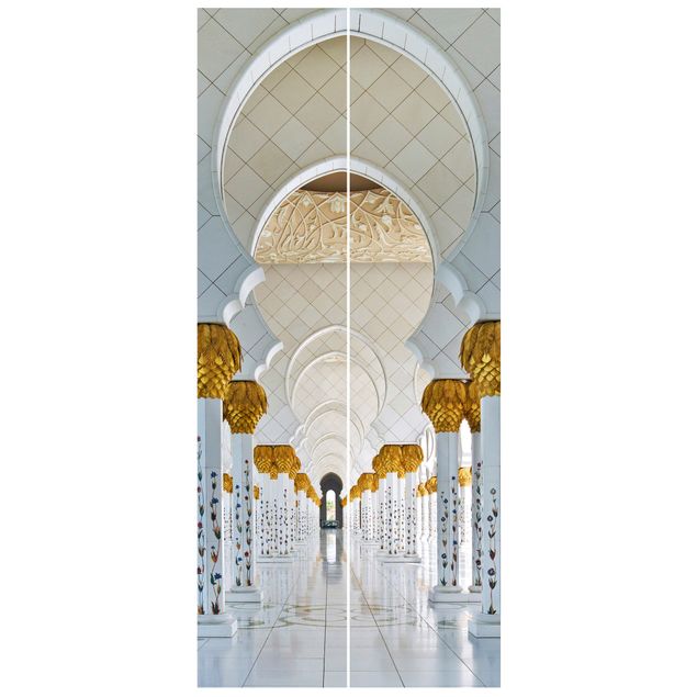 Papel pintado ciudad Mosque In Abu Dhabi