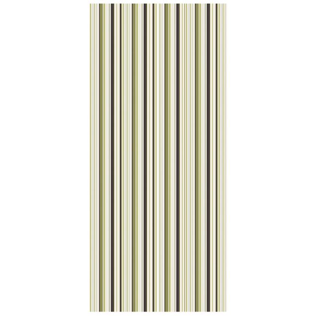 Papeles pintados modernos Stripe Pattern Green Tones