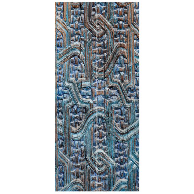 Papel pintado moderno Door With Moroccan Carving