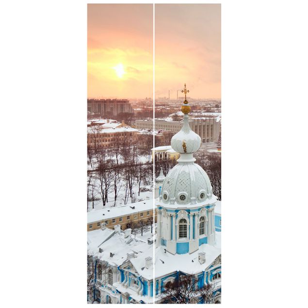 Papel pintado ciudades Winter In St. Petersburg