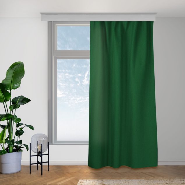 modernas cortinas salon Forest Green