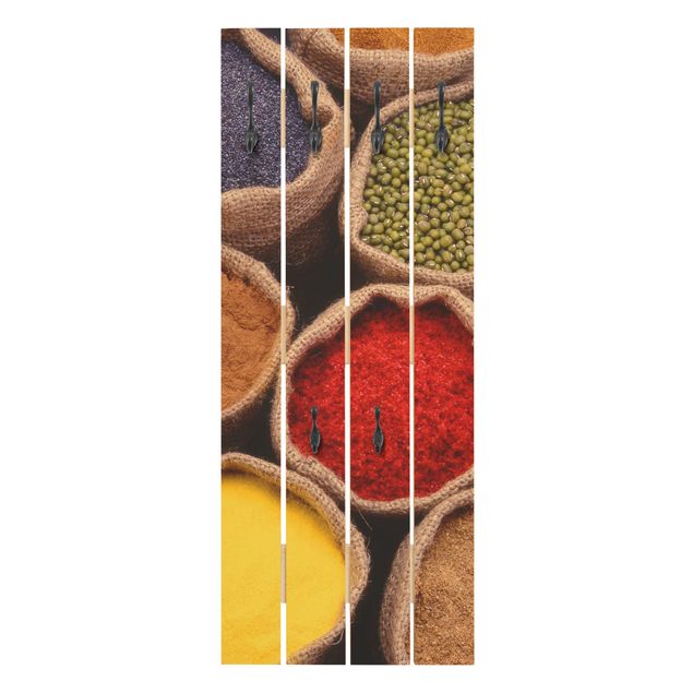 Percheros de pared multicolores Colourful Spices