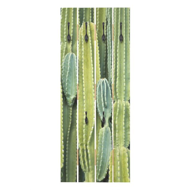 Perchero verde Cactus Wall