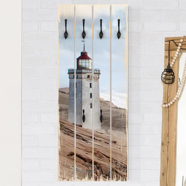 Percheros de pared de paisajes Lighthouse In Denmark