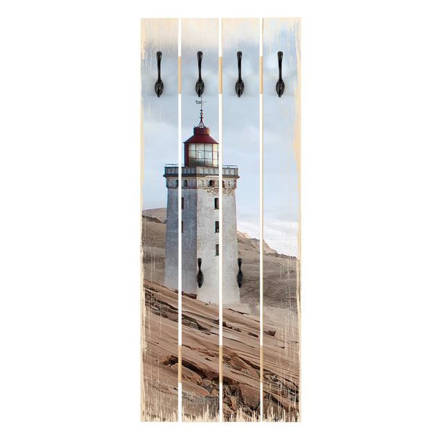 Percheros de pared de playas Lighthouse In Denmark