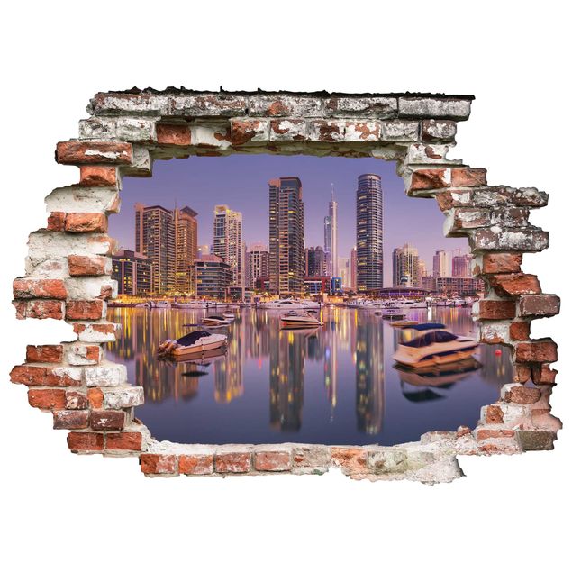 Decoración cocina Dubai Skyline And Marina