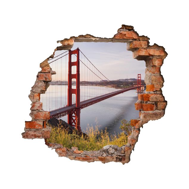 Vinilo 3d pared Golden Gate Bridge In San Francisco