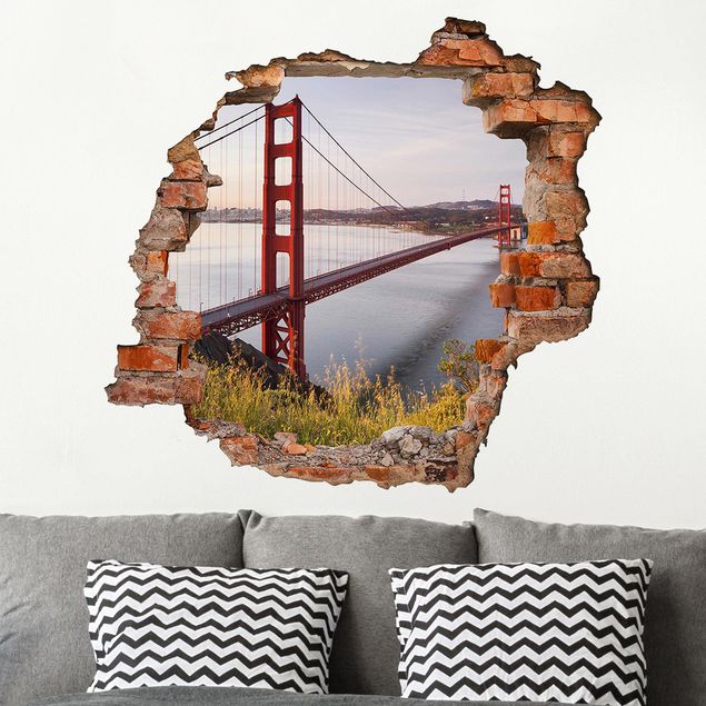 Vinilo ciudades Golden Gate Bridge In San Francisco