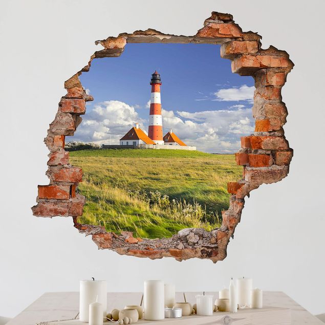 Vinilos de pared islas Lighthouse In Schleswig-Holstein