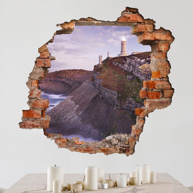Vinilos de pared islas Cliffs And Lighthouse