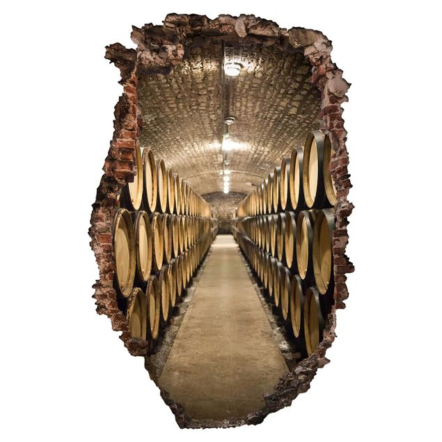 Vinil para pared 3d Wine Cellar