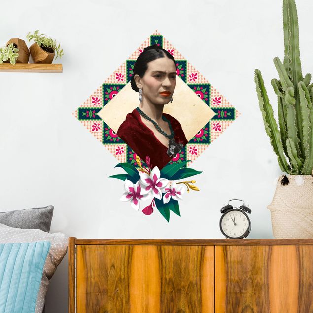 Reproducciones de cuadros Frida Kahlo - Flowers And Geometry