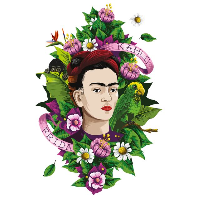 Vinilos decorativos Frida Kahlo - Frida