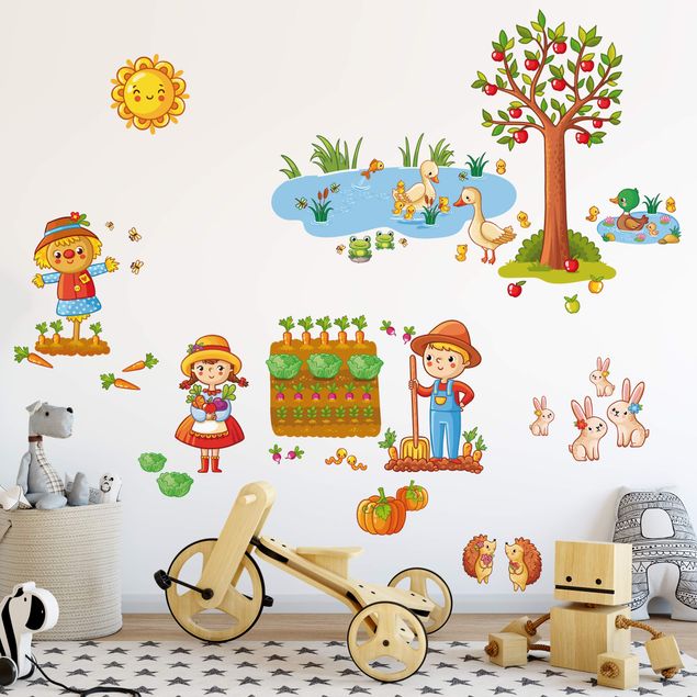 Decoración habitación infantil Farm - Garden Set