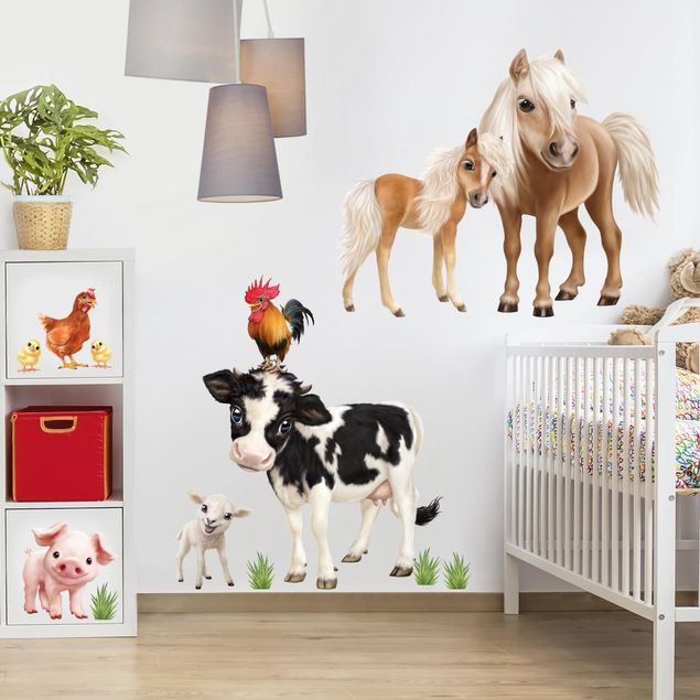 Decoración habitación infantil Farm Animals Set
