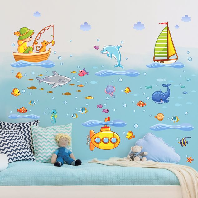 Decoración habitación infantil Underwater World - Submarine Set