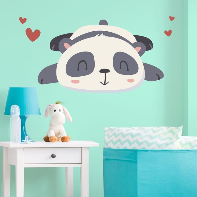 Decoración infantil pared Amorous Panda