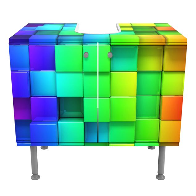 Armario bajo lavabo  3D Cubes