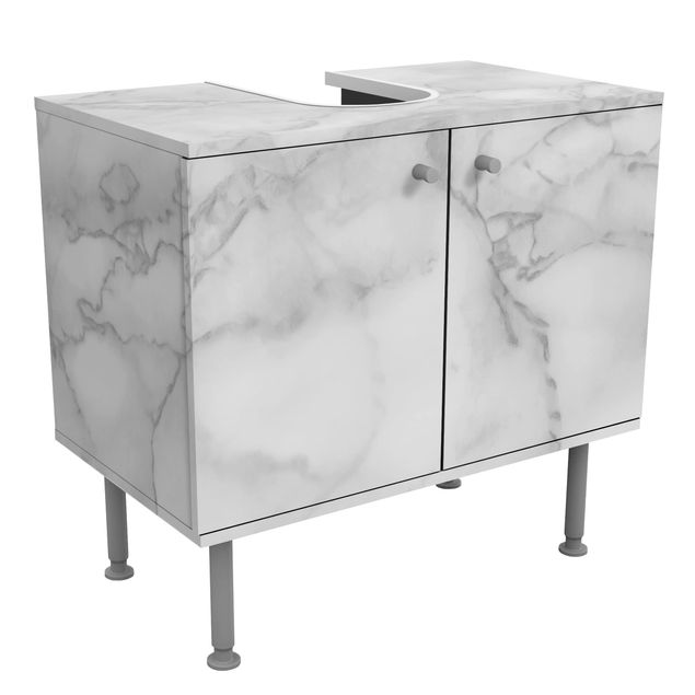 Muebles lavabo Marble Look Black And White