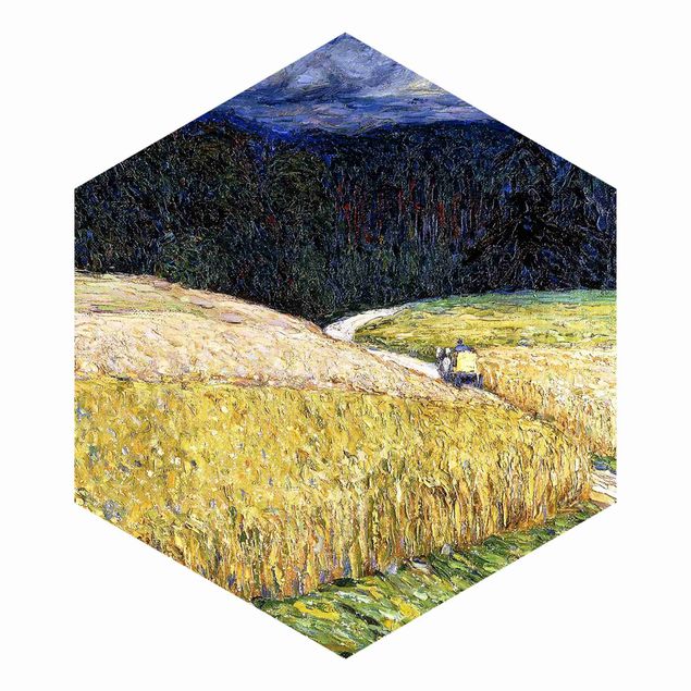 Papel pintado paisajes naturales Wassily Kandinsky - Stormy Mood