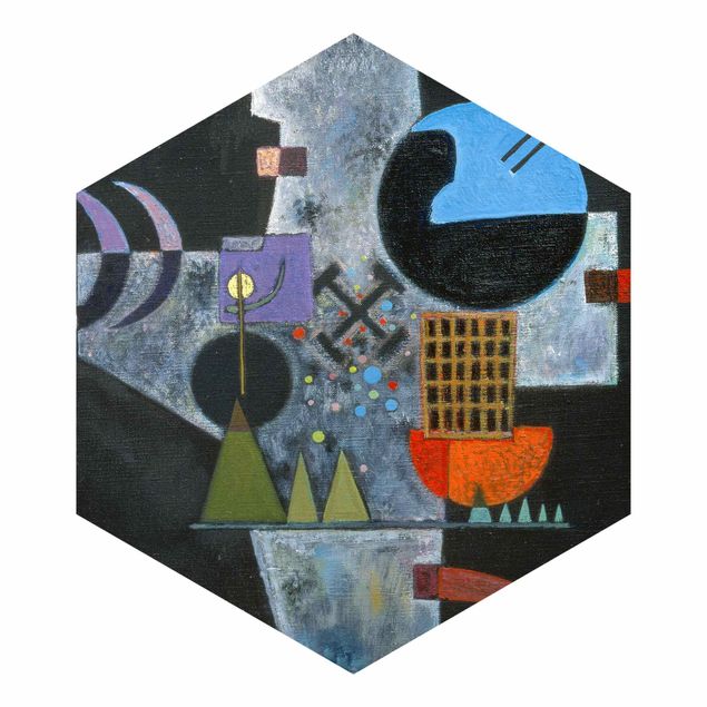Papel pintado hexagonal Wassily Kandinsky - Cross