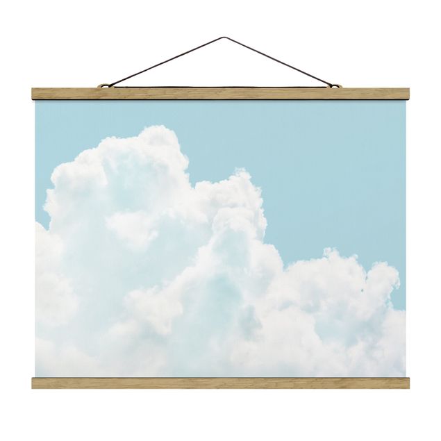 Cuadros de Gal Design White Clouds In Sky Blue