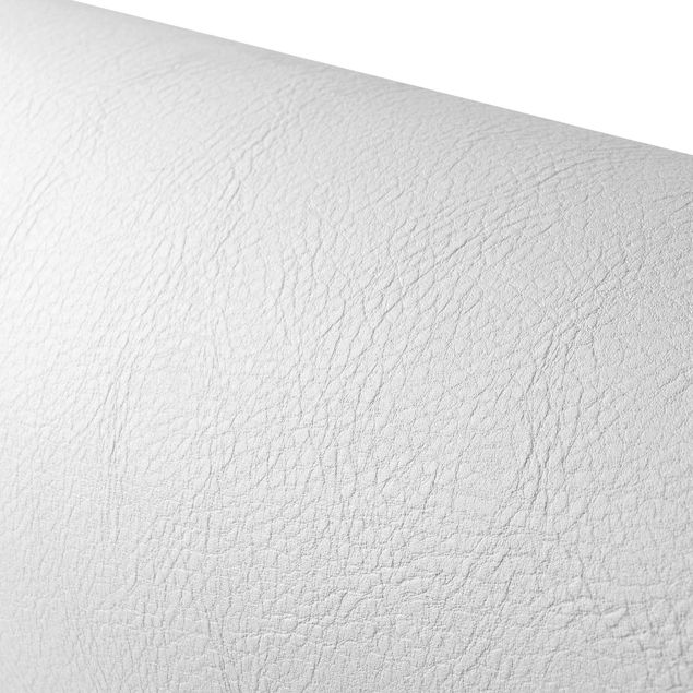 Papel adhesivo para muebles blanco White Leather