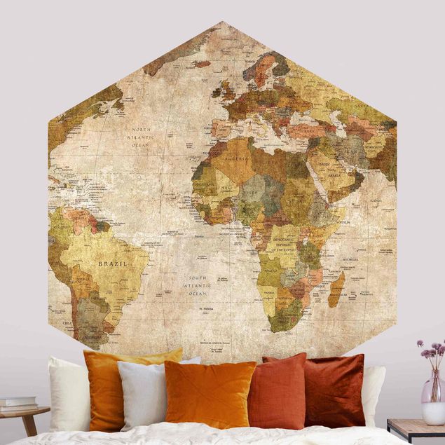 Papel pintado moderno World Map