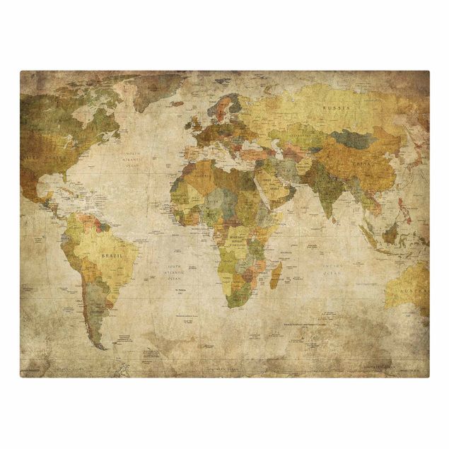 Cuadros decorativos World Map