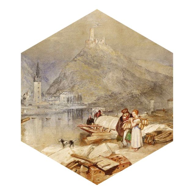 Papel pintado moderno William Turner - Bernkastel On The Moselle