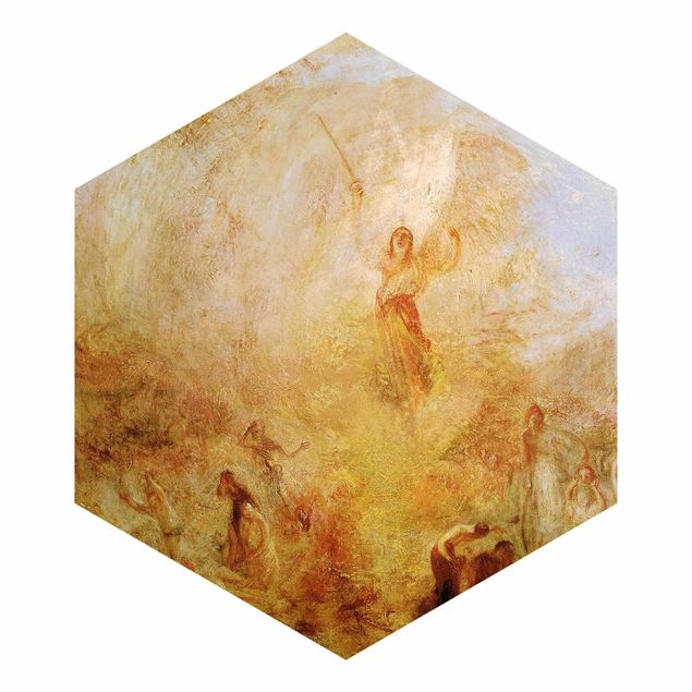 Papel pintado hexagonal William Turner - The Angel Standing in the Sun