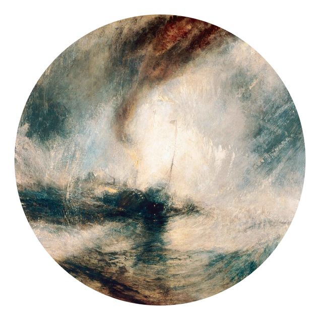 Estilos artísticos William Turner - Snow Storm - Steam-Boat Off A Harbour’S Mouth