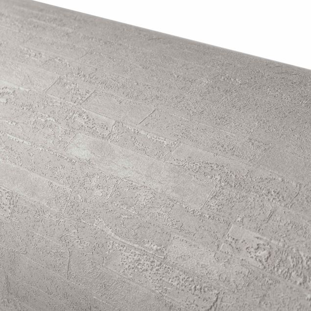 Papel adhesivo para muebles gris Concrete Bricks In Warm Grey