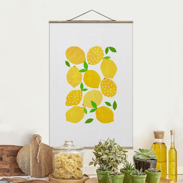 Decoración en la cocina Lemon With Dots