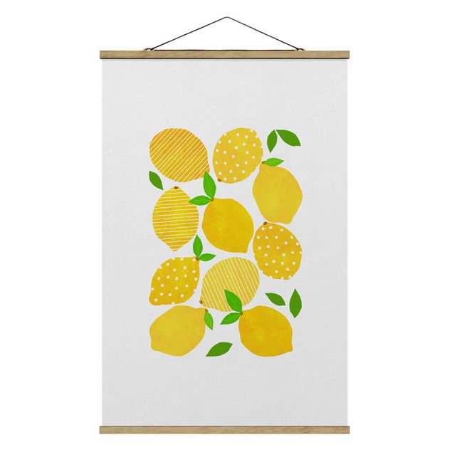 Cuadros modernos y elegantes Lemon With Dots