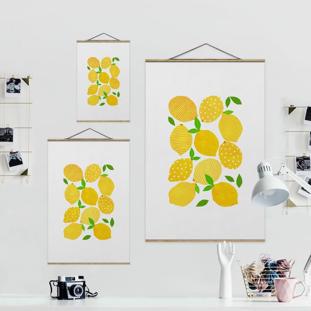 Cuadros modernos Lemon With Dots